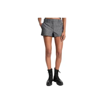 MICHAEL KORS Casual Shorts Women's Black White