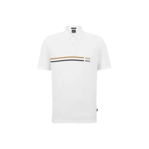 HUGO BOSS SS23 Polo Shirt Men's White