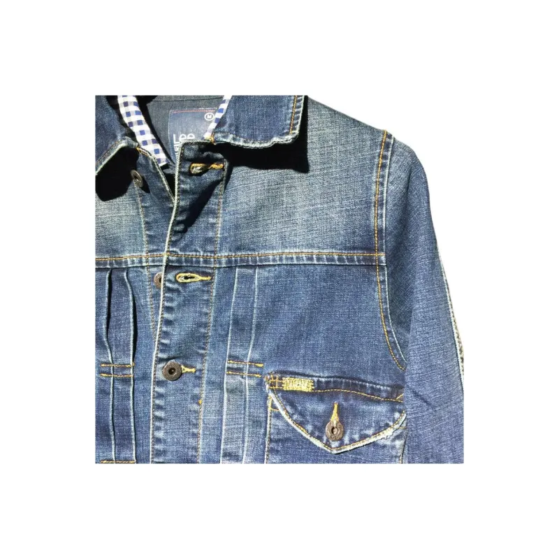 Lee Denim Jackets Men Blue-2