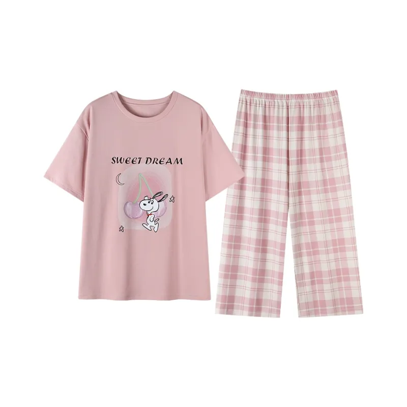 NOME Spring Summer Pajama Set Women's Two Piece Set-0