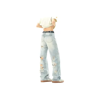 TELENT Jeans Unisex Light Blue