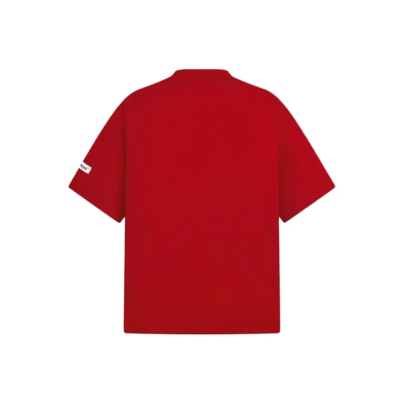 ZAO FU NIAO T Shirts Women's Burgundy-1