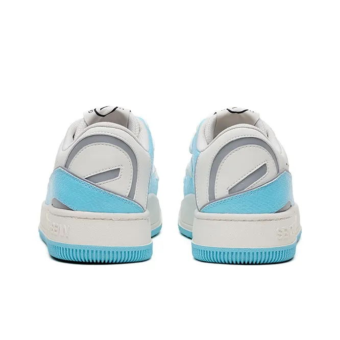 Senzubean Slip Resistant And Breathable Low Top SZB Fairy Bean Skateboard Shoes Unisex Carolina Blue-4