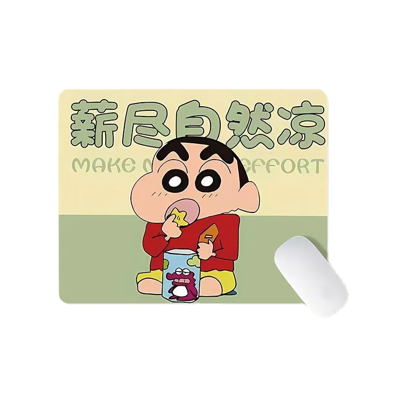 DANYIN Crayon Shin Chan Cartoon Cute Mouse Pad Women's Trumpets Office Table Mats For Computer Keyboard Protection-4