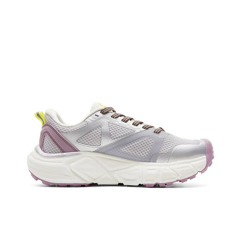 PEAK Cushioning, Slip Resistant, Rebound Low Top Running Shoes Women's Gray Purple-1