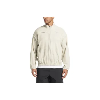 GYMSHARK Jacket Men's Pebble Gray