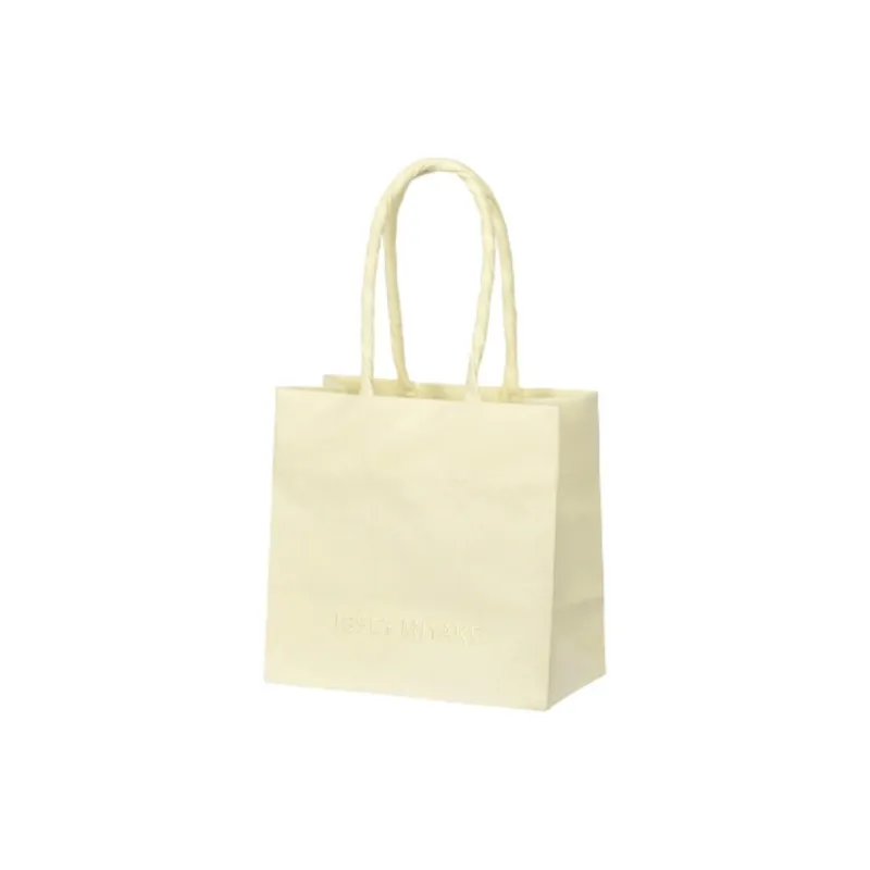 ISSEY MIYAKE Japanese Washi Fabric Shoulder Bag, Crossbody Bag, Handbag Mini Women's Yellow-0