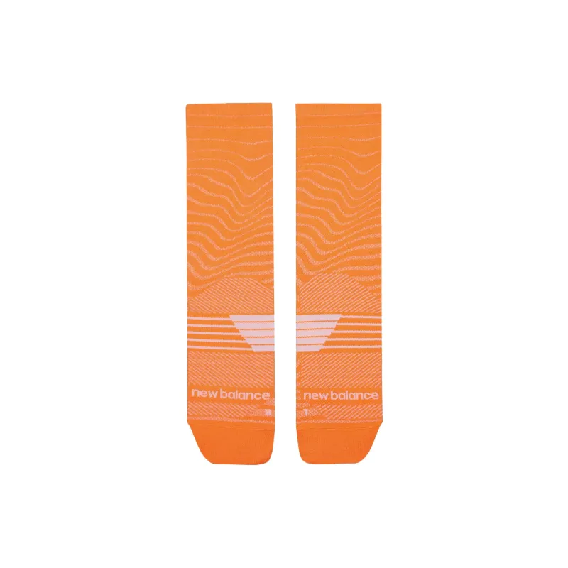 New Balance Pro Run Crew Mid Calf Socks Unisex 1 Pack Orange-1