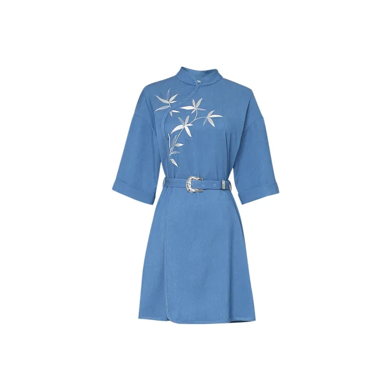 Duffy Fashion Short Sleeved Dress Women's-0