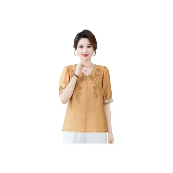 PIERRE CARDIN Chiffon Shirt Women's Purple
