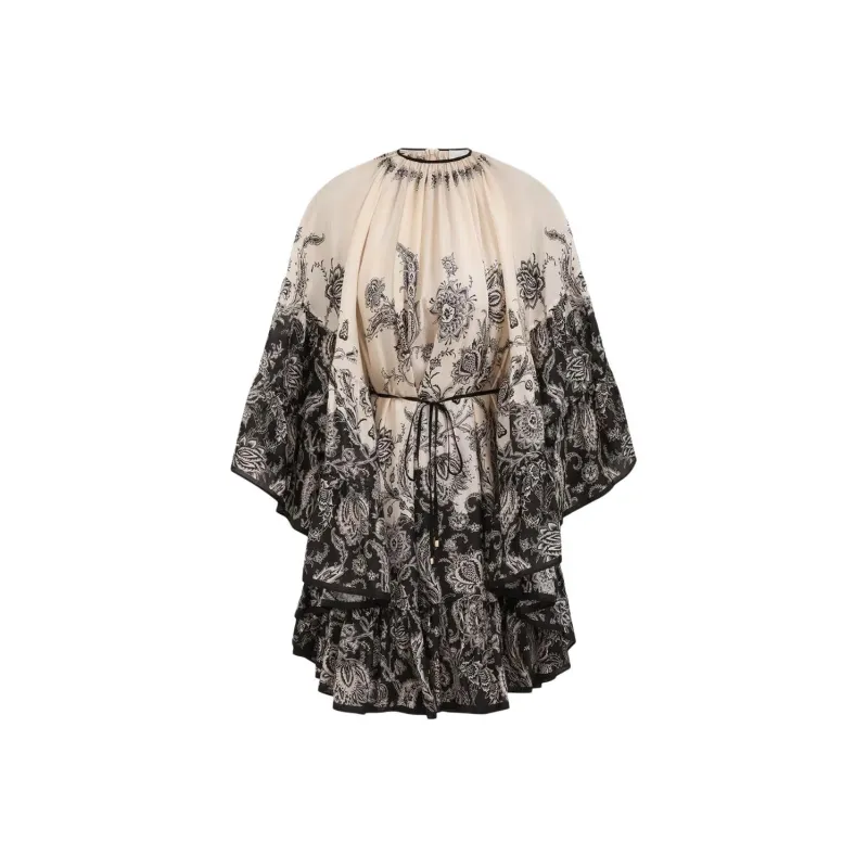 Zimmermann Paisley print Ruffled Dress-0