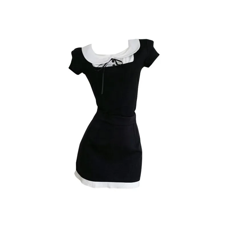 HUINIAN Two Piece Skirt Sets Women's-0