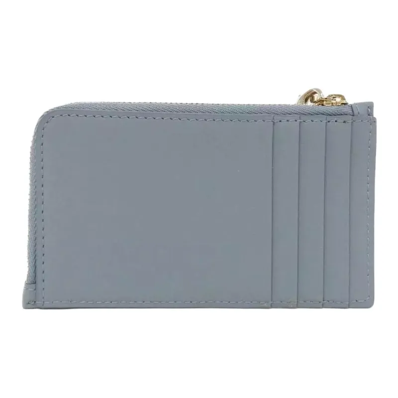 DIOR Lady Dior Calfskin Card Holder Women's Light Blue-1