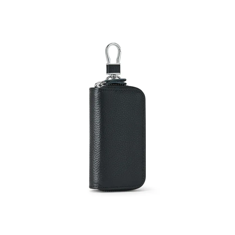 BOSTANTEN Cow Leather Key Pouch Men's Black-2