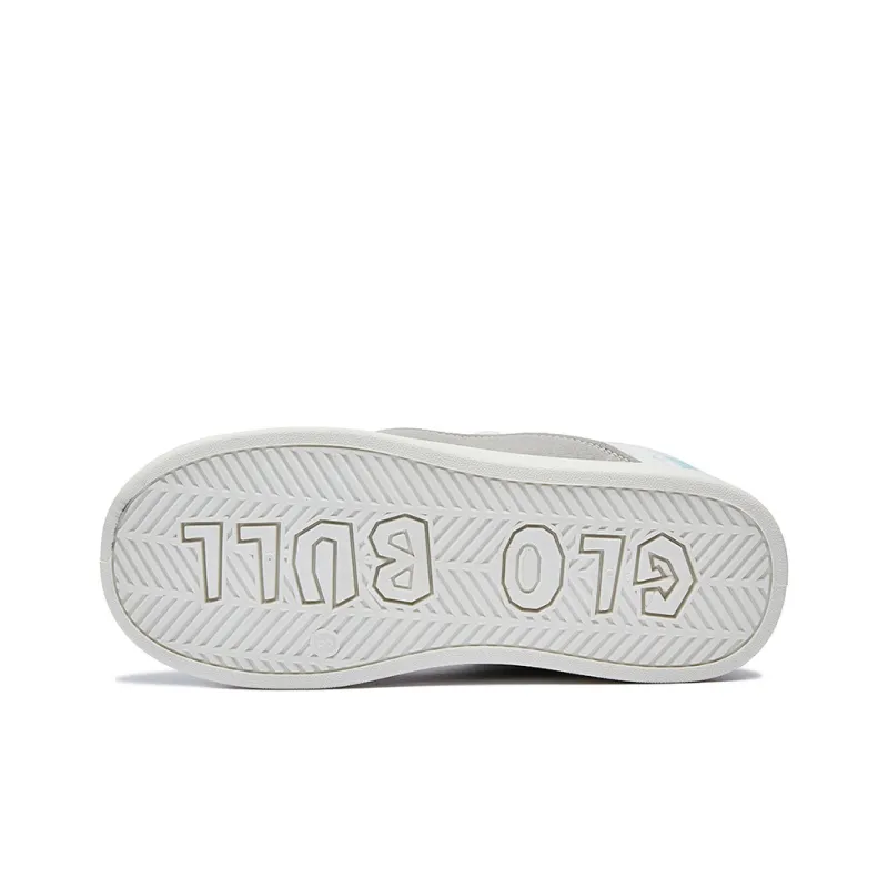 MEXICAN Low Top Skateboard Shoes Women's White Blue-5