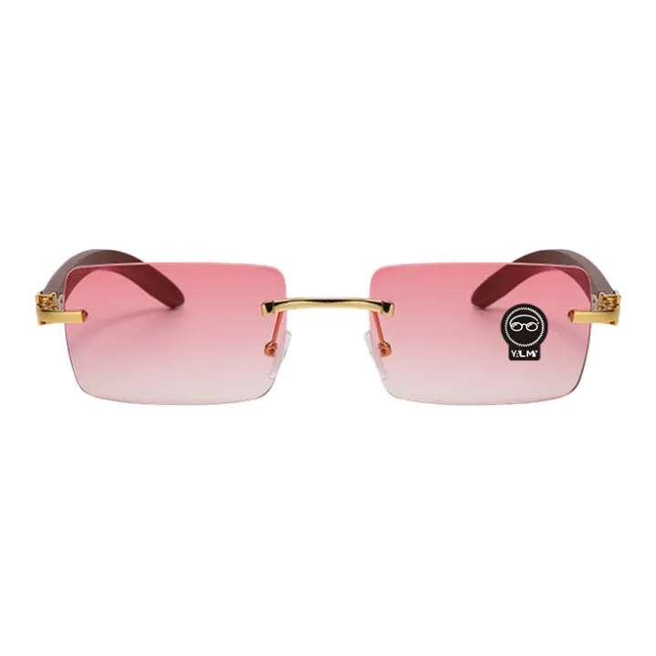 YALMY Metal Square Sunglasses Unisex-10