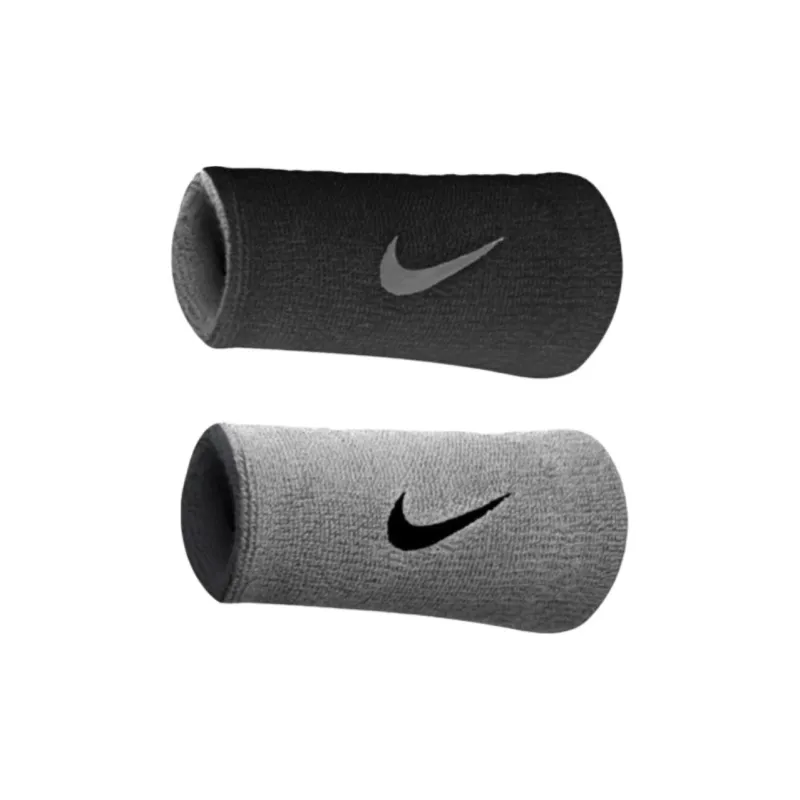 Nike Tennis Wristbands Breathable And Protective Black Gray Unisex-1