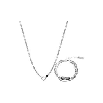 GUDS GAVE Colored Glaze Jade Necklaces Women's