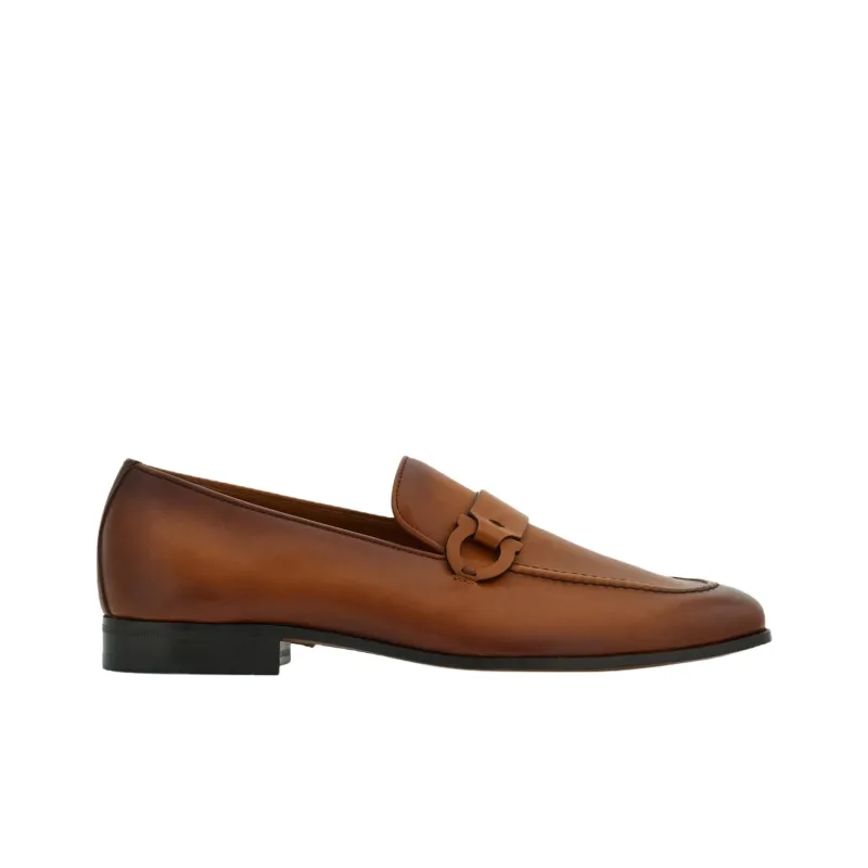 FERRAGAMO GANCINI Casual Shoes Men's Brown-1