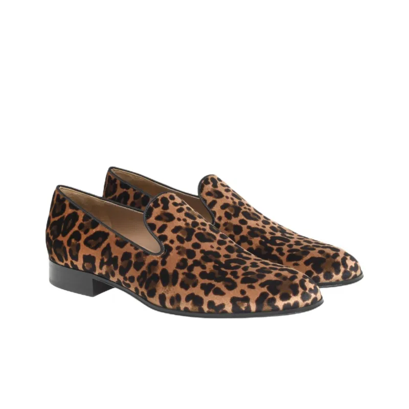 GIANVITO ROSSI Jean Casual Shoes Men's Leopard Print Brown-2