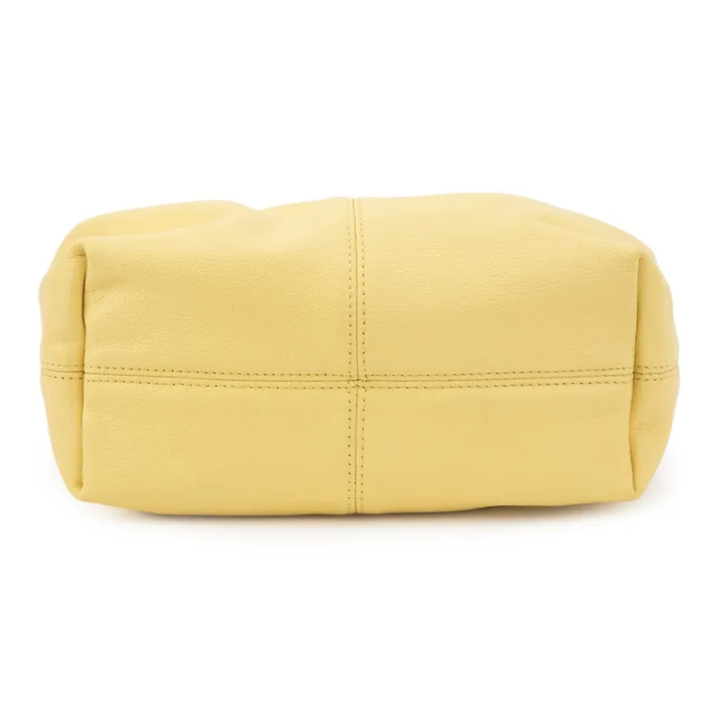 VENOF Top Grain Cow Leather Dumpling Underarm Shoulder Bag Women's Multicolor-20
