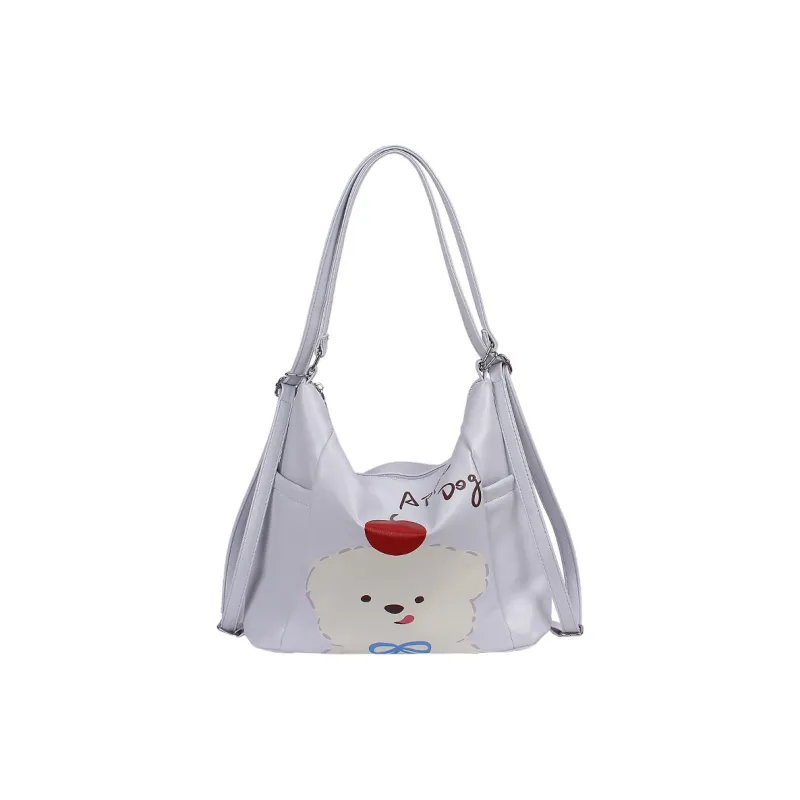Homeboisportclub PU Backpack Women's Light Blue-0