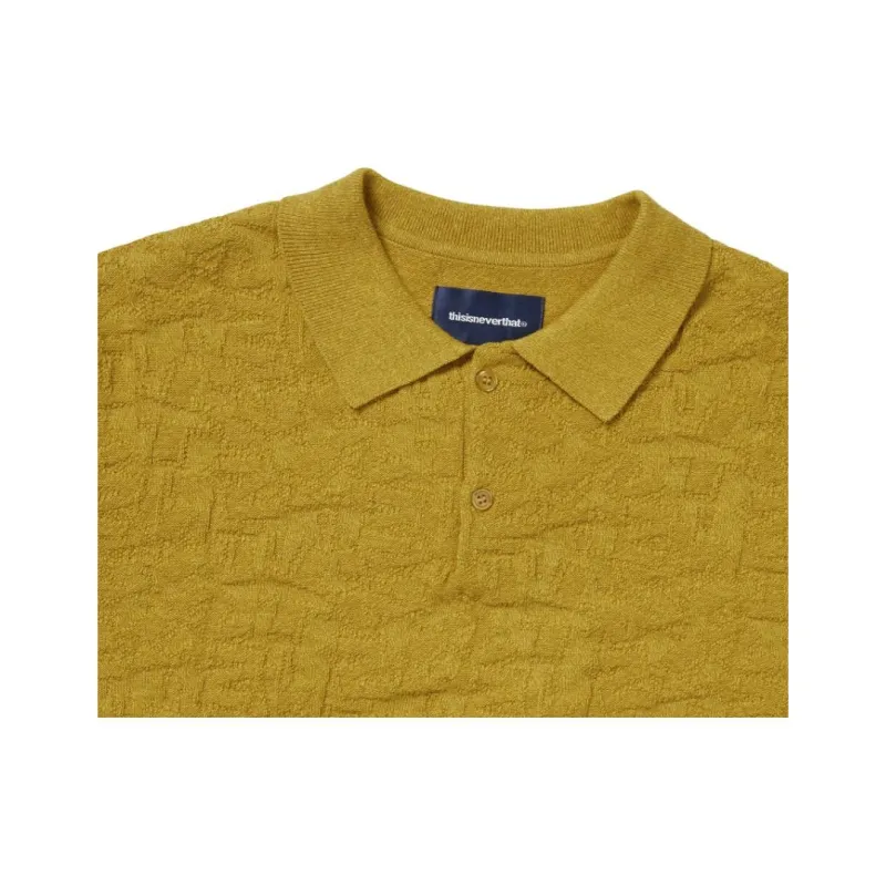 Thisisneverthat Polo Shirt Unisex Yellow-2