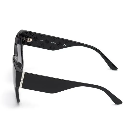 GUESS Polycarbonate Square Sunglasses Women's Black-2