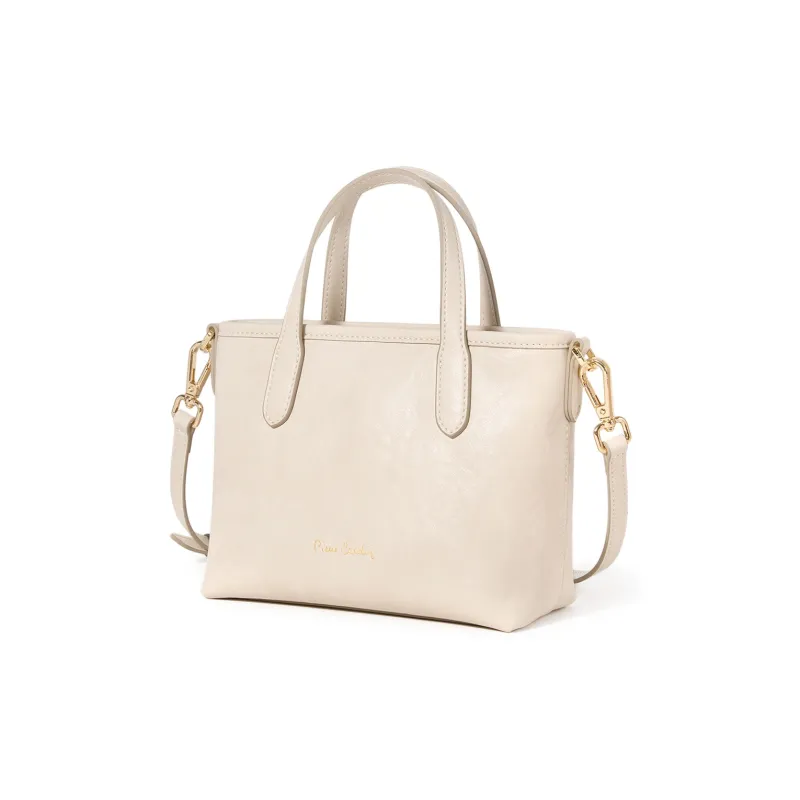 PIERRE CARDIN Cow Leather Shoulder Bag, Handbag, Crossbody Bag Regular Women's Black/Beige/Coffee-6