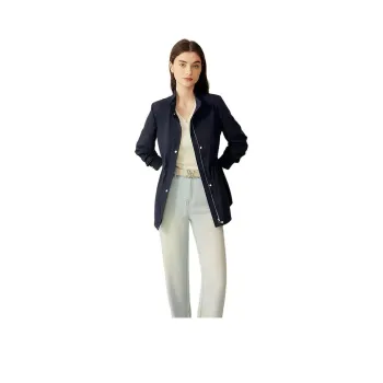 Yiner Jackets Women's Navy Blue