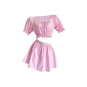 Icicofficial Two Piece Skirt Sets Women's