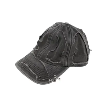 Vetements Cotton Baseball Caps Unisex Black