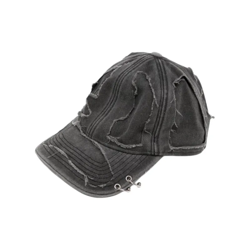 Vetements Cotton Baseball Caps Unisex Black-0