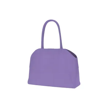 O Bag Thermoplastic Compound Handbag Shoulder Bag Women's Purple Crystal