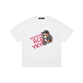 YK&YB T Shirts Unisex White