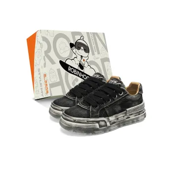 ROBINHOOD Coverage Slip Resistant Cushioning Impact Resistance Abrasion Resistant Low Top Skateboard Shoes Men's