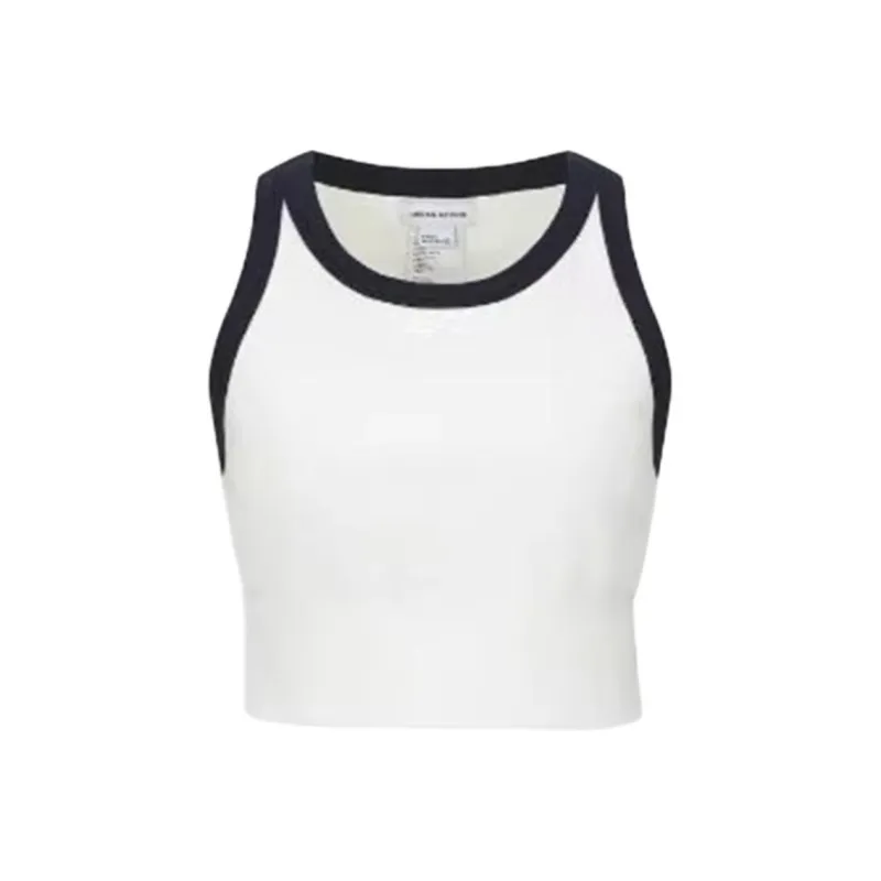 URBAN REVIVO Tank Tops Women's White-0