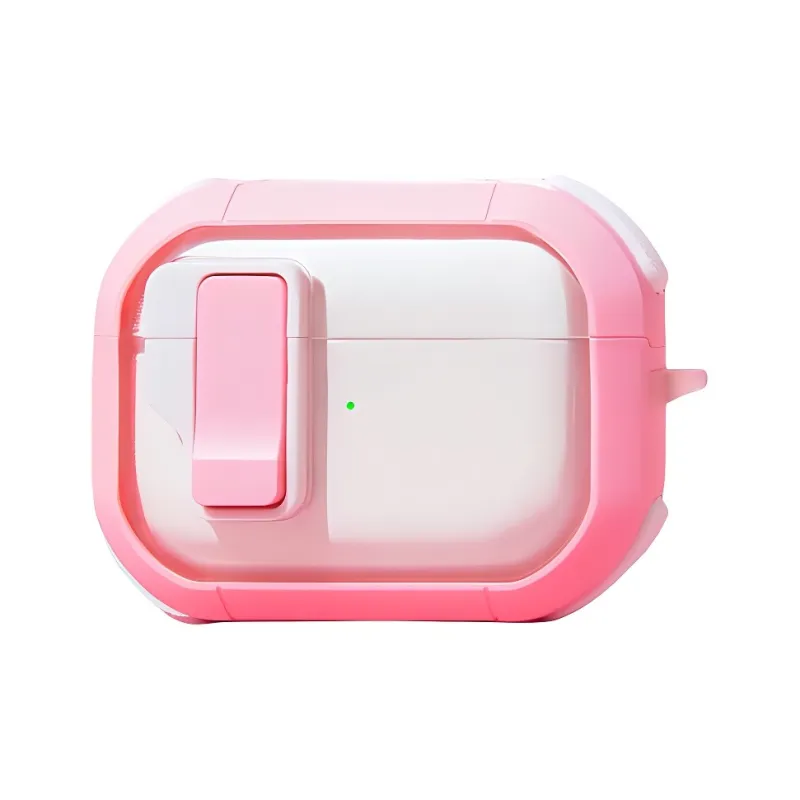 Sopi Compatibility With Apple AirPods 4/2/3, AirPods Pro, And Pro 2 TPU Transparent Snap Lock Closure Headphone Cases-7
