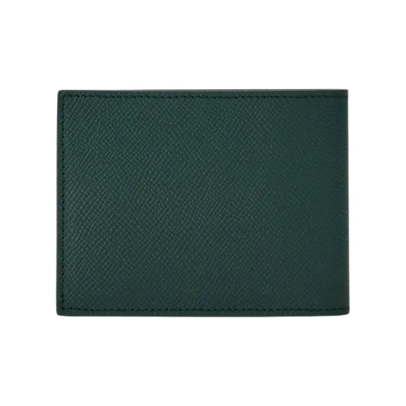 FERRAGAMO GANCINI Cow Leather Wallet Men's Moss Green-2