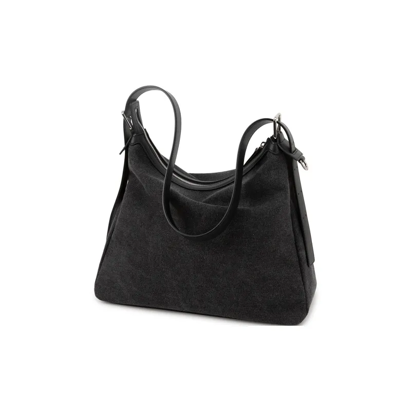 VENOF Cow Leather Tote Shoulder Bag Tubas Women's Agarwood/Nighttime-5