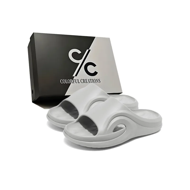 Colorful Creations EVA Quiet, Slip Resistant, Quick Dry Slide Slippers Men's-5