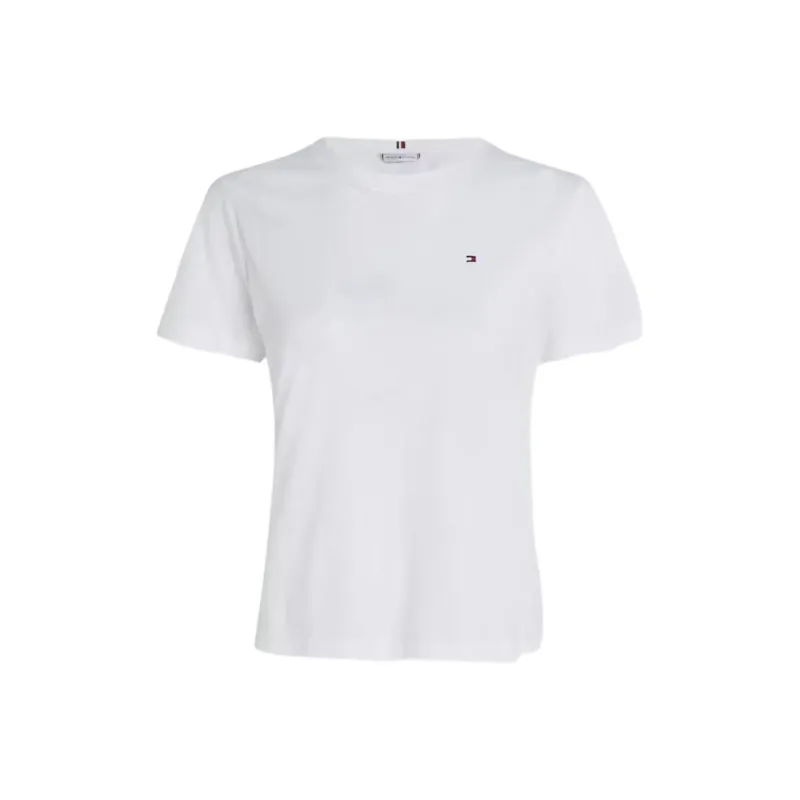 Tommy Hilfiger Logo embroidered T shirt-0