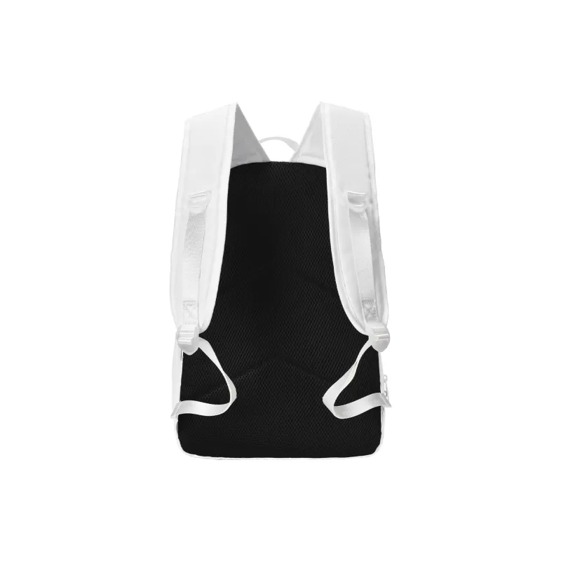 HINY Polyester Student Backpack Regular Unisex White-21