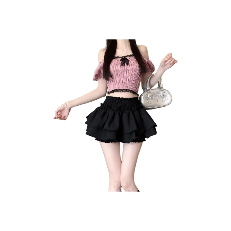 PLUSONEONE+ Casual Short Skirts Women's-5