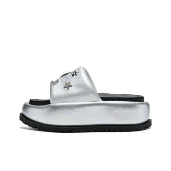 HR Slide Slippers Women's Silver