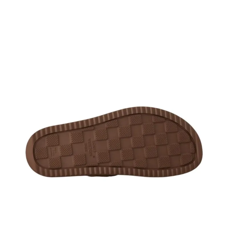 LOUIS VUITTON Oasis Slide Slippers Men's Brown-3