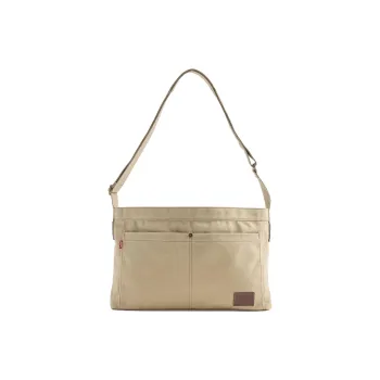 Levi's Cotton Messenger Bag, Shoulder Bag Unisex Natural