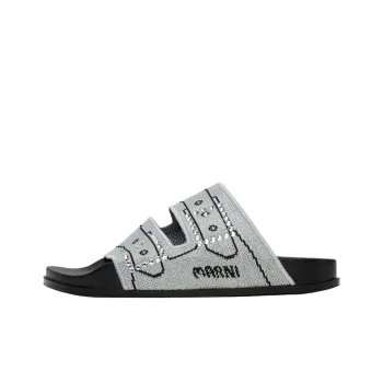 MARNI Slide Slippers Women's Glacier Blue