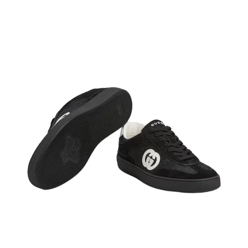 GUCCI G75 Low Top Skateboard Shoes Men's Black-5