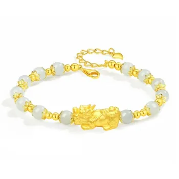 KING TAI SANG Gold Bracelet Women's